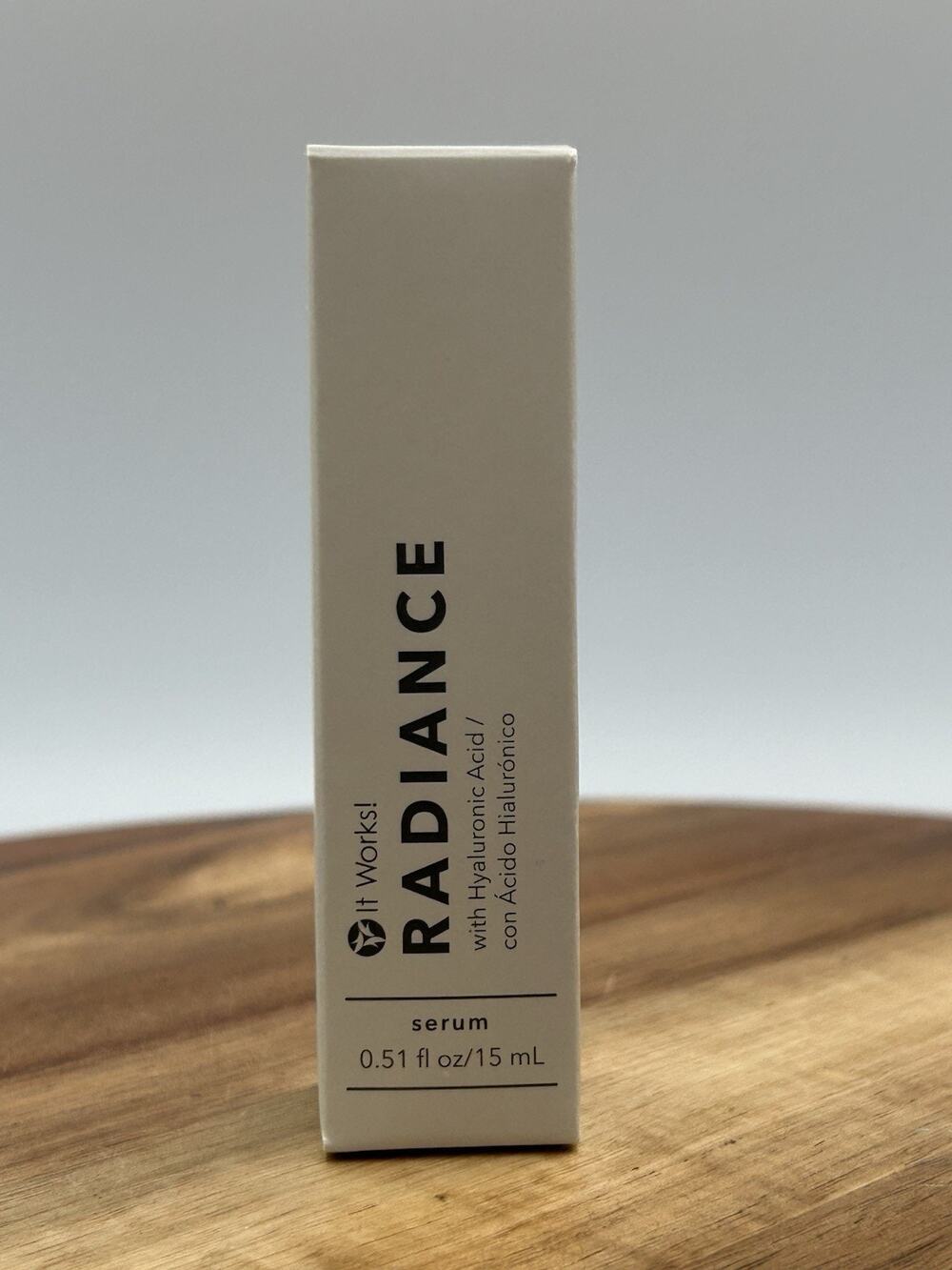 It Works! Radiance Hyaluronic Acid Serum 15mL 0.51oz Face & Neck Hydrating New